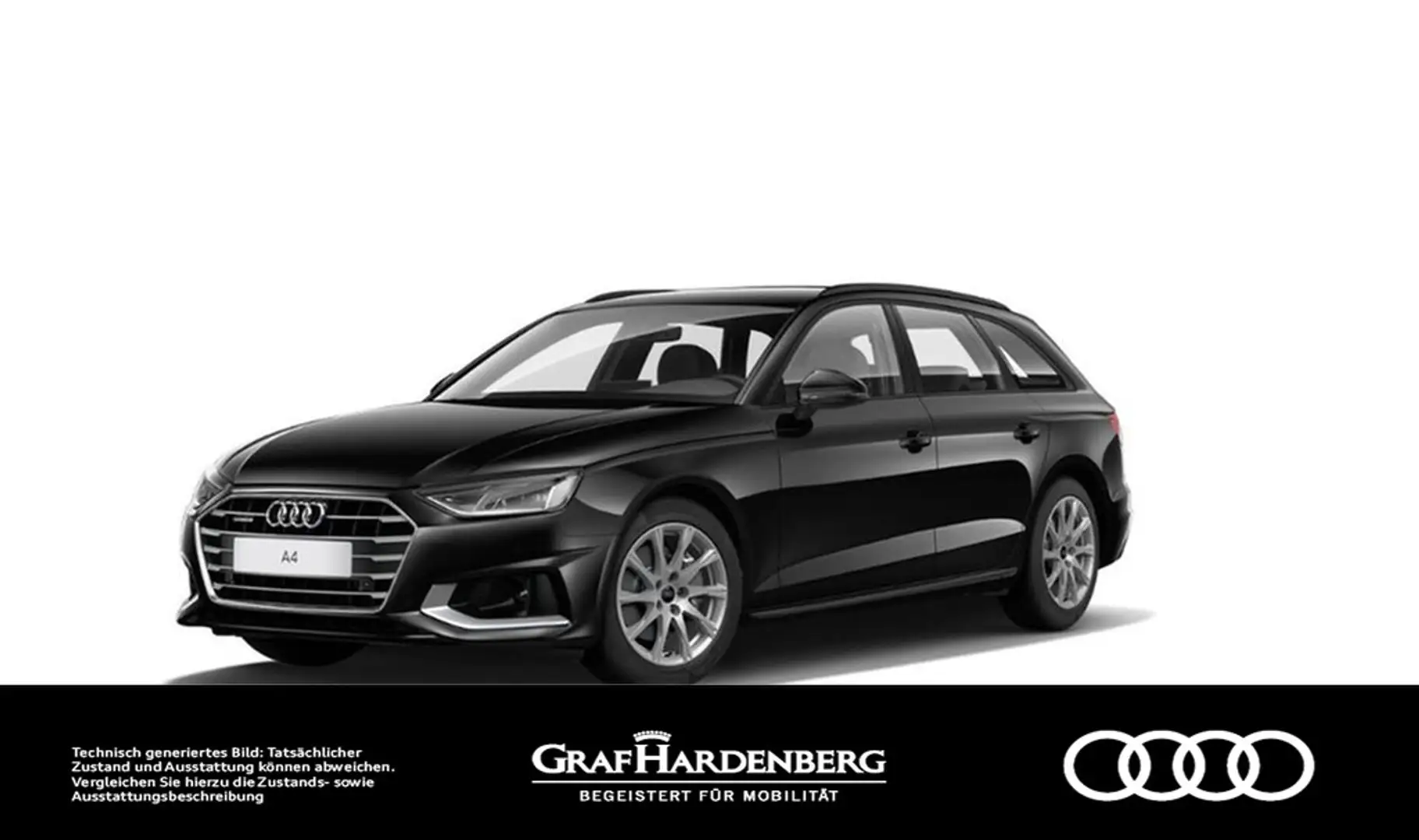 Audi A4 Avant 40 TDI quattro S line Navi AHK SHZ Schwarz - 1