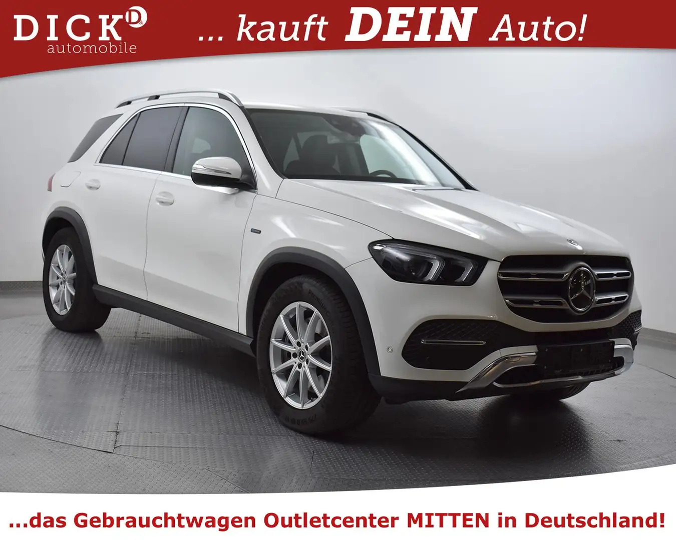 Mercedes-Benz GLE 350 de 4M STANDHZ+WIDESC+KAM+AHK+ACC+LED+19" Blanc - 1