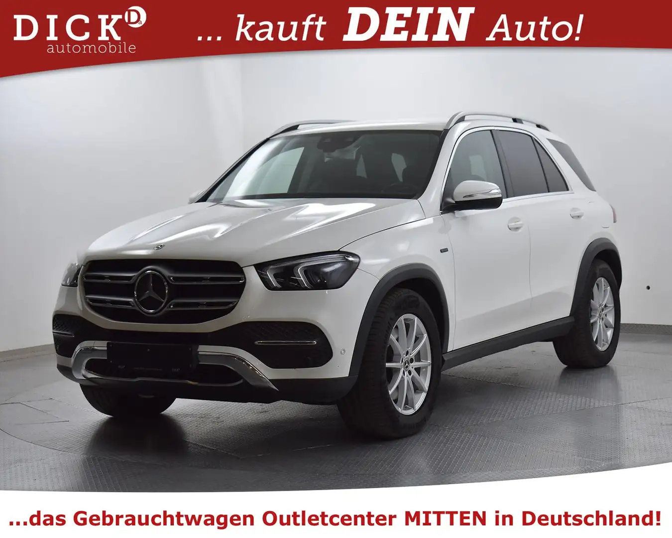 Mercedes-Benz GLE 350 de 4M STANDHZ+WIDESC+KAM+AHK+ACC+LED+19" Blanc - 2