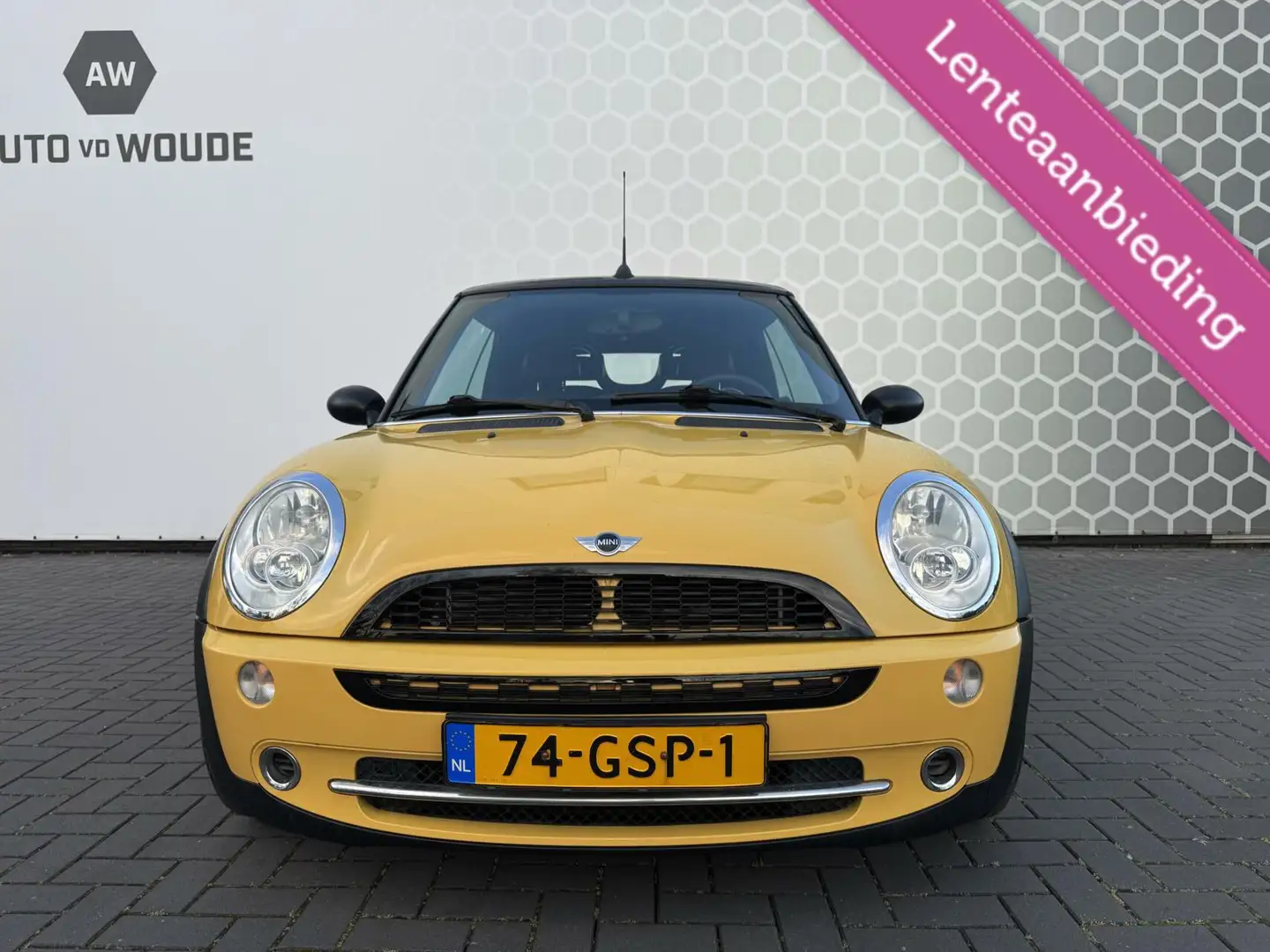 MINI One Cabrio 1.6 Pepper Cabrio 81000km lage km NAP! Жовтий - 2