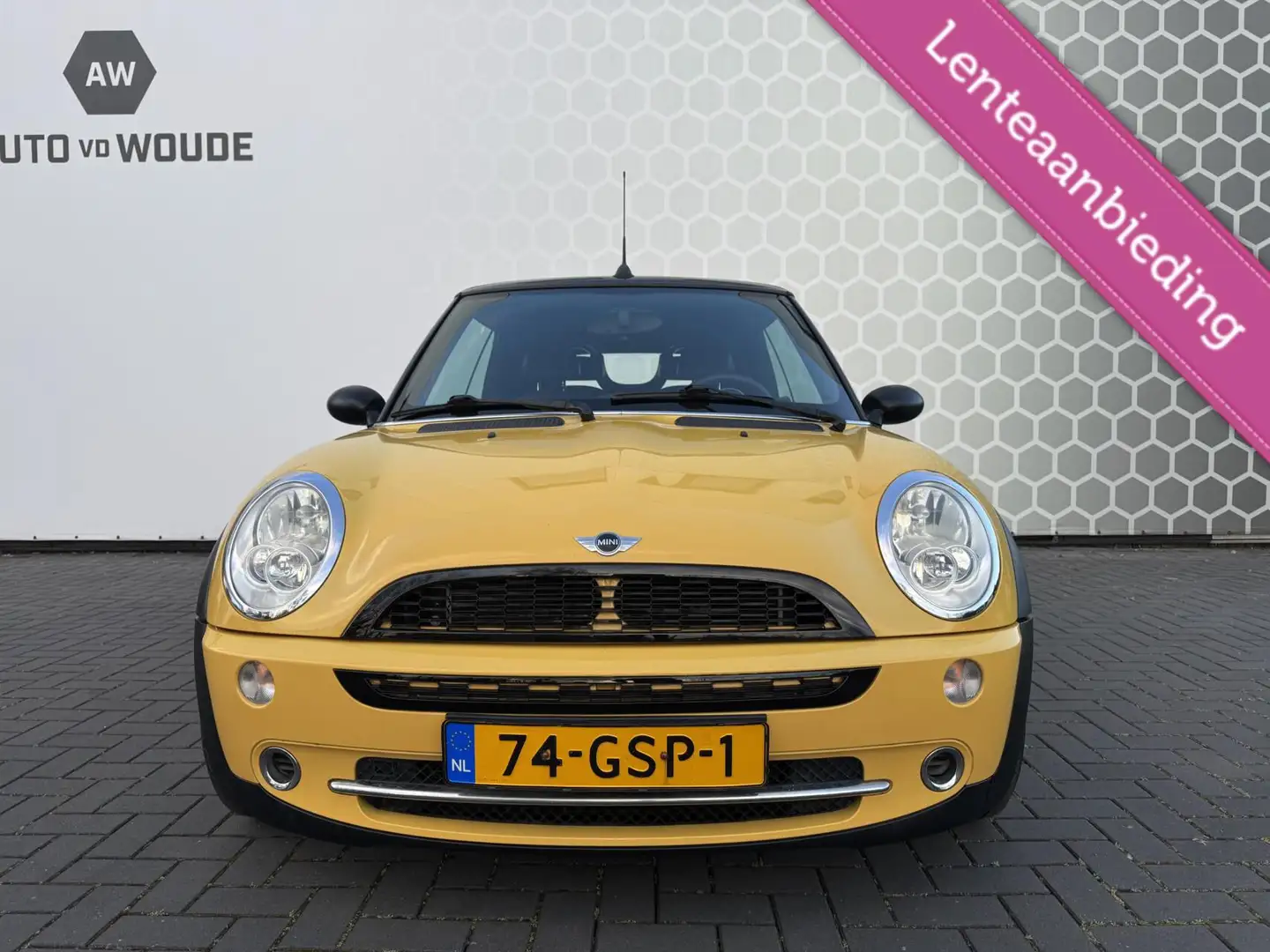 MINI One Cabrio 1.6 Pepper Cabrio 81000km lage km NAP! Jaune - 2