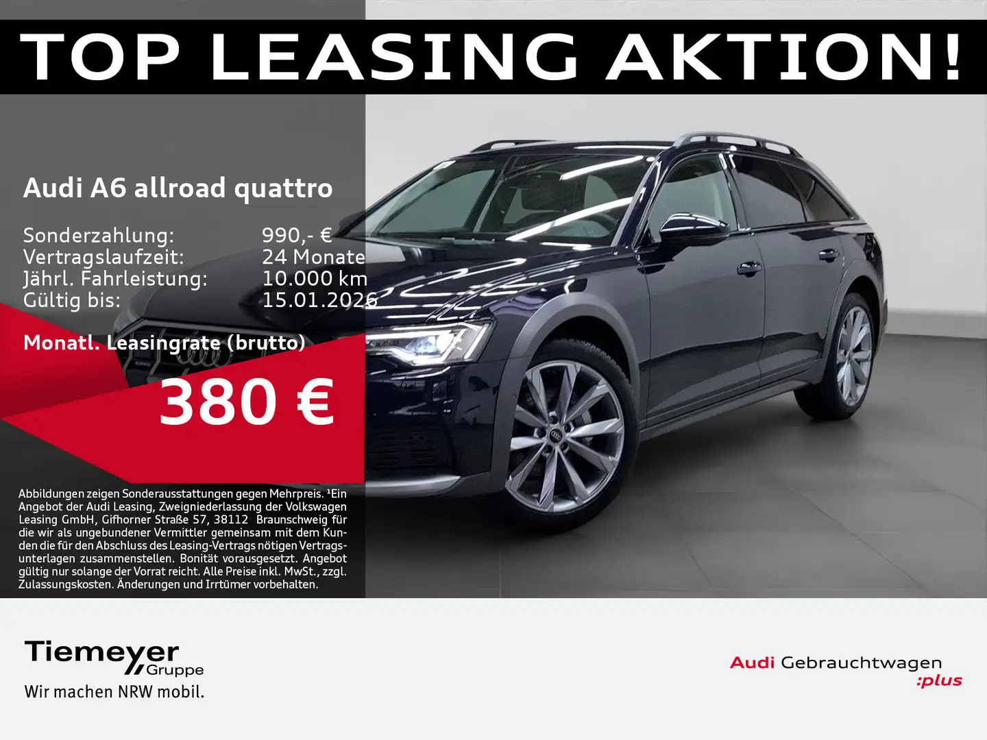 Audi A6 allroad A6 allroad 40 TDI Q LM20 STHZG LEDER HuD Bleu - 1