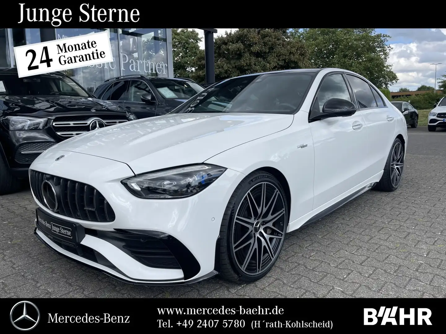 Mercedes-Benz C 43 AMG C 43 AMG 4M Night/Pano/Burmester3D/Distronic/20" Weiß - 1