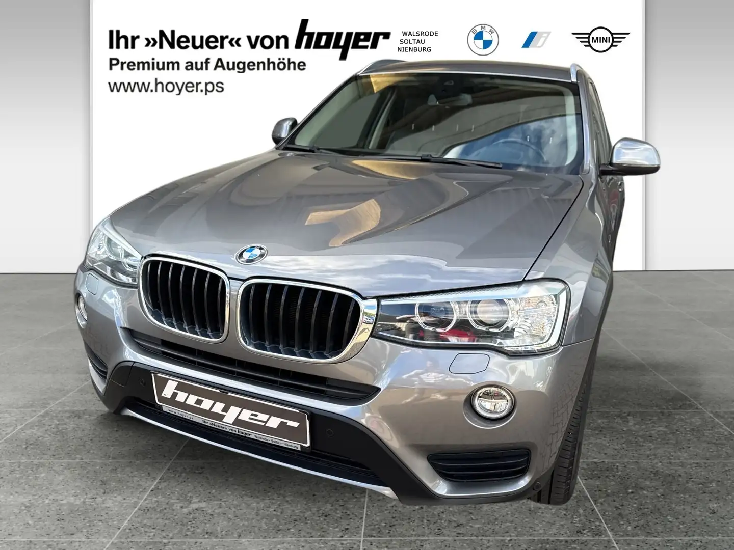 BMW X3 xDrive20d Head-Up Xenon Standhzg. RFK PDC Gris - 1