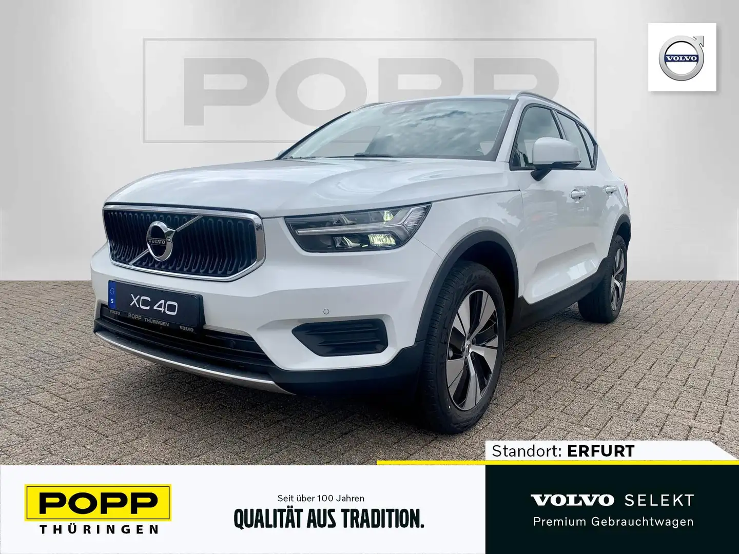 Volvo XC40 T2 FWD Momentum CAM LHZ NAVI PDC SHZ Weiß - 1
