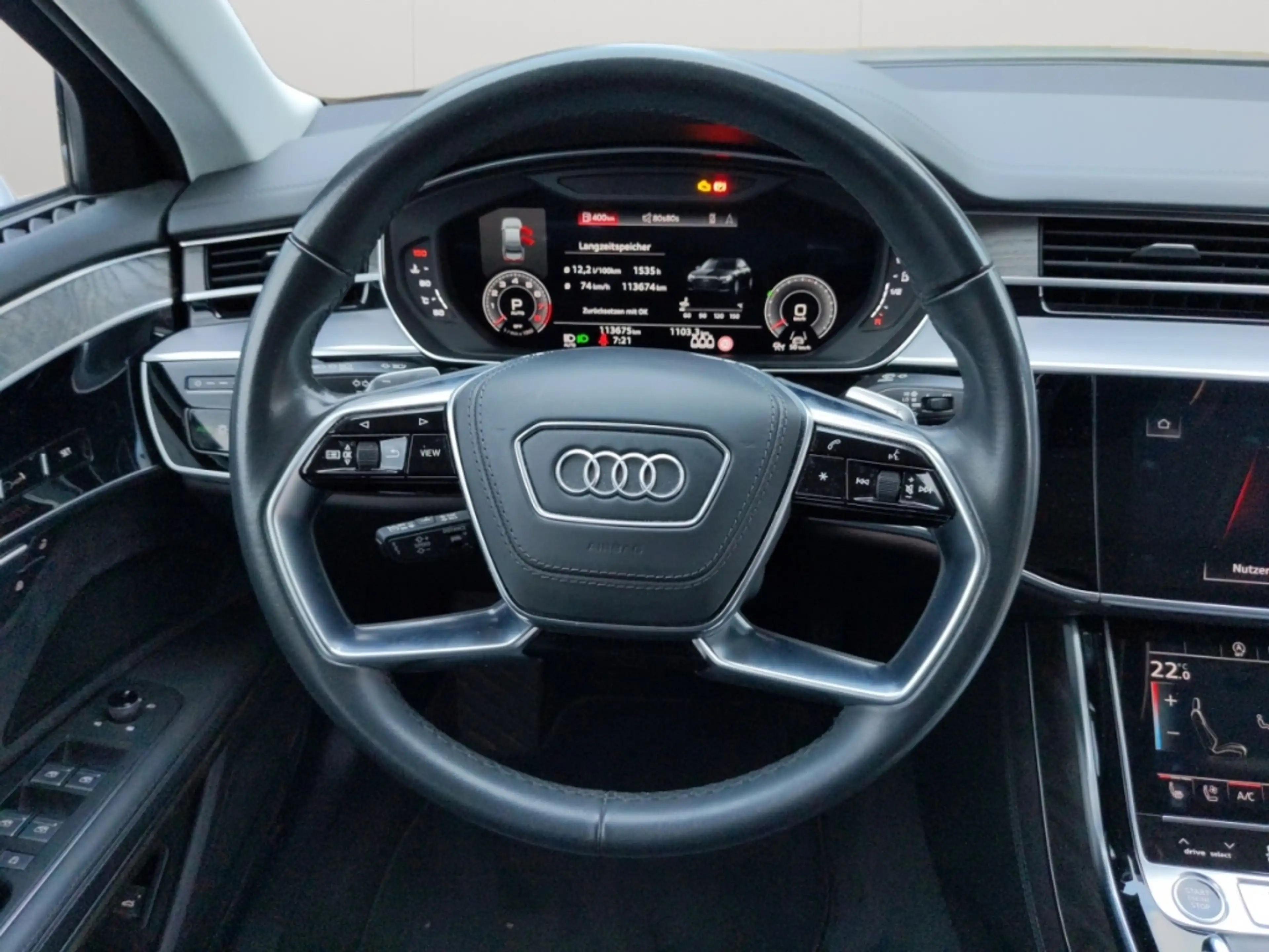 Audi A8 60 TFSI 60TFSI quattro Matrix STHZ Navi HUD B&O Pa — photo 9