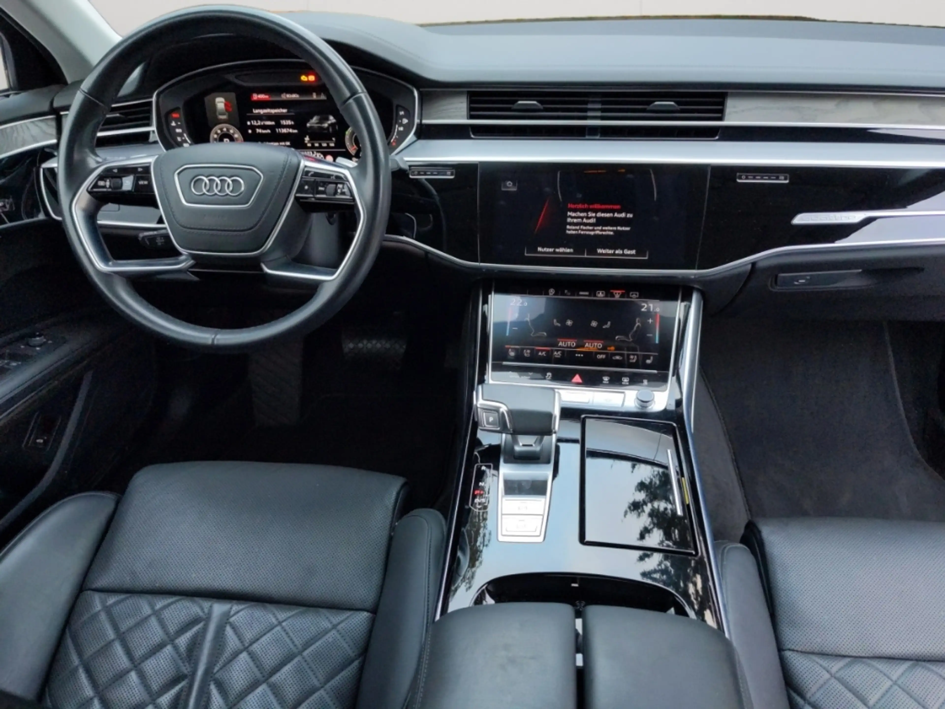 Audi A8 60 TFSI 60TFSI quattro Matrix STHZ Navi HUD B&O Pa — photo 8