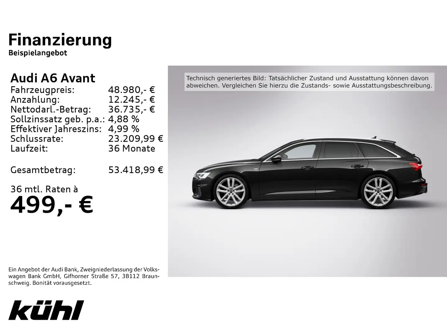 Audi A6 35 TDI S tronic S line LED/ACC/Standhzg Schwarz - 2