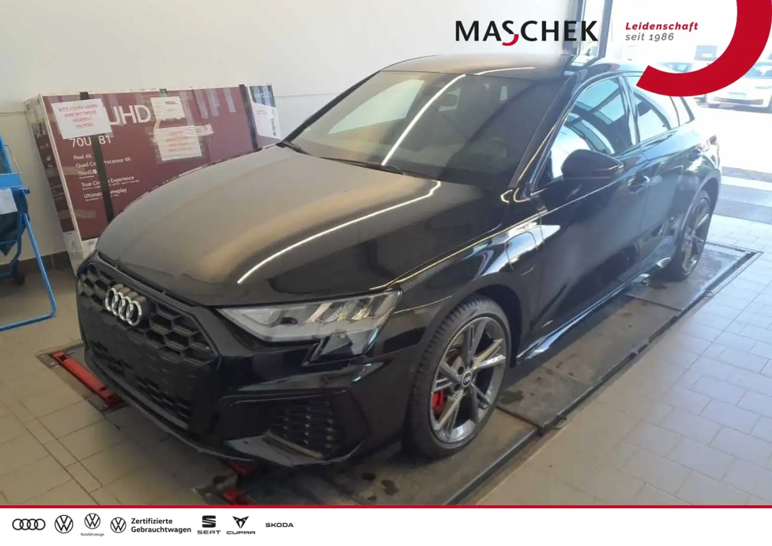 Audi A3 Sportback S line 45 TFSI e 2x S line Naviplus VCpl Schwarz - 1
