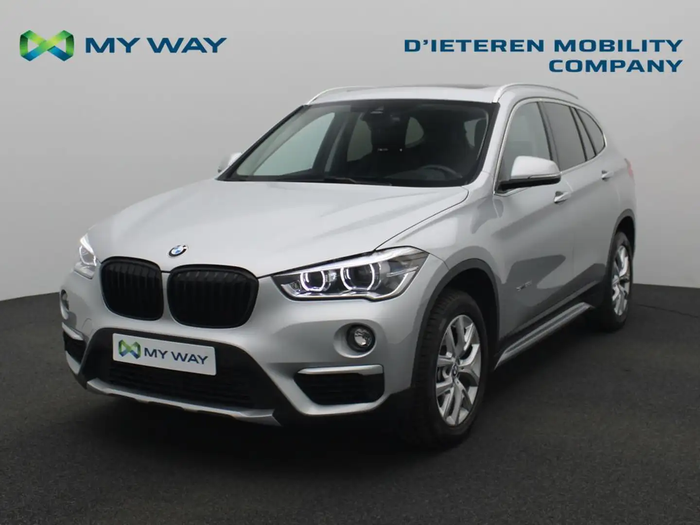 BMW X1 sDrive 2.0iAS192 PK Steptronic / Leder / Open Dak  Zilver - 1