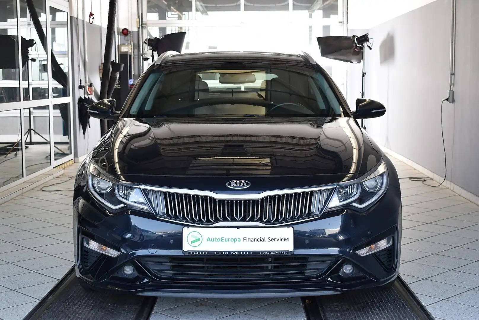 Kia Optima 1.6 CRDi Vision Leder*AHK*Kamera*ACC Blau - 2