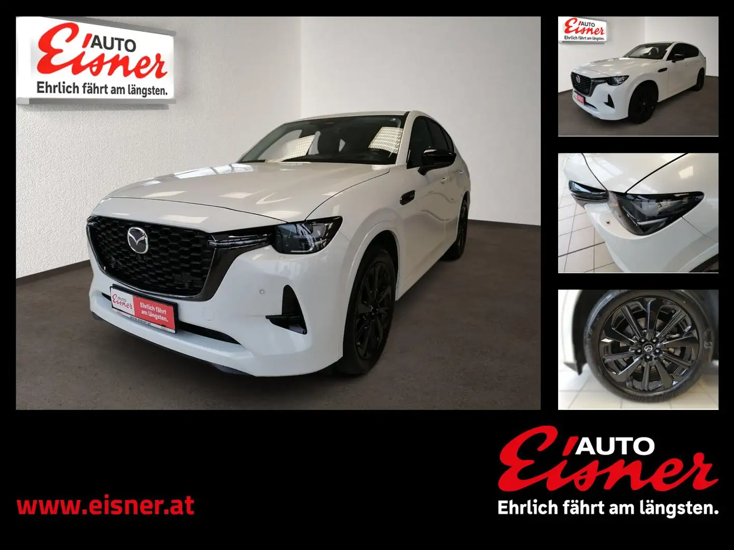 Mazda CX-60 2.5 L AWD Homura CON/DRI/COM/PAN Weiß - 1