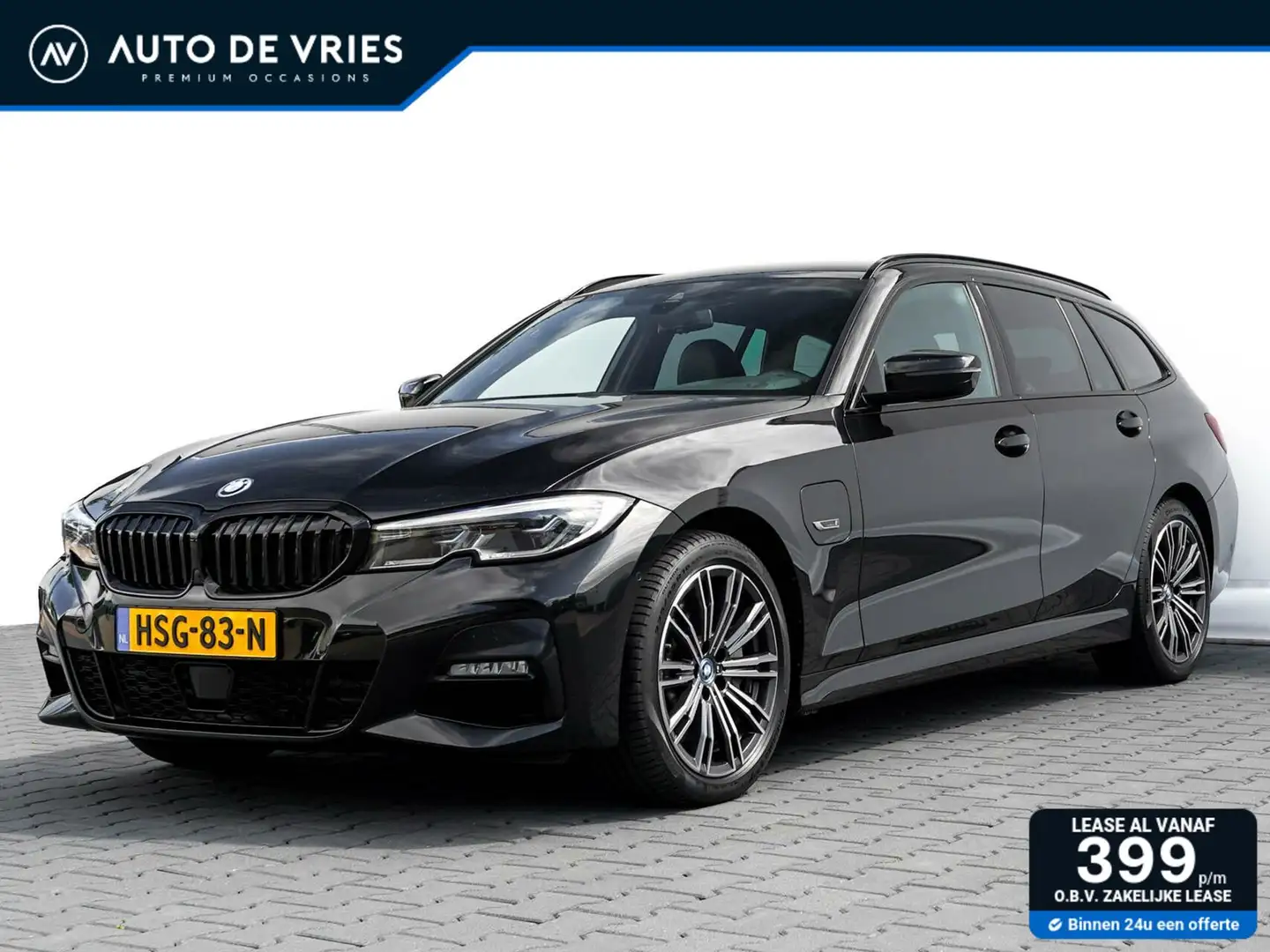 BMW 330 3-serie Touring 330e 293pk M-Sport High Executive Zwart - 1