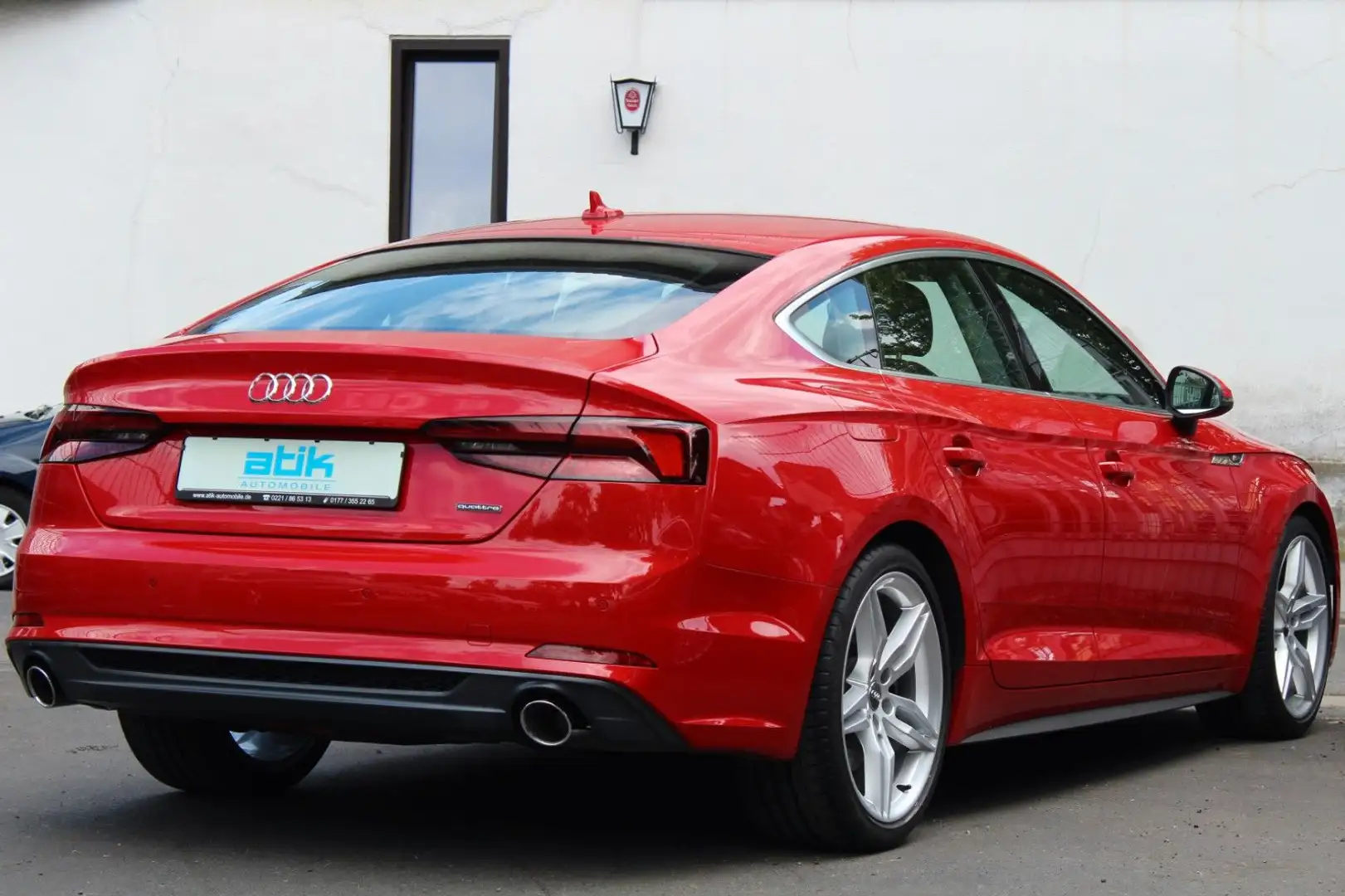 Audi A5 °quattro° 45TFSI 1.HAND S-LINE Voll-Leder LED Červená - 2