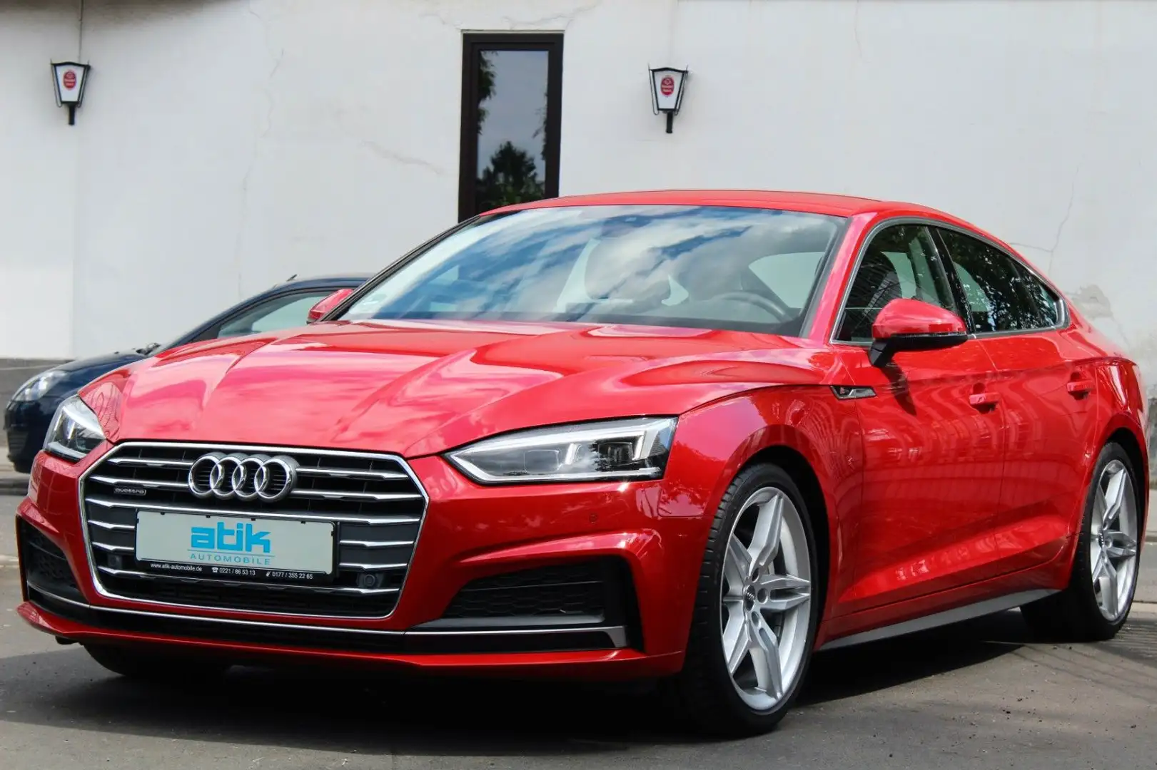 Audi A5 °quattro° 45TFSI 1.HAND S-LINE Voll-Leder LED Červená - 1