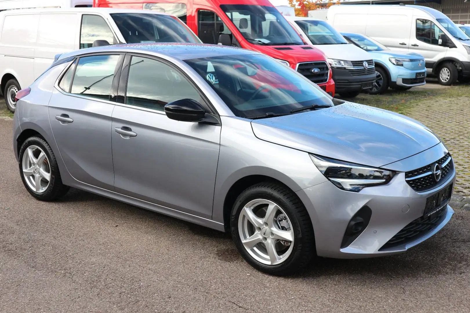 Opel Corsa -e F Elegance Teilleder NAVI LED SHZ ALU Gris - 2