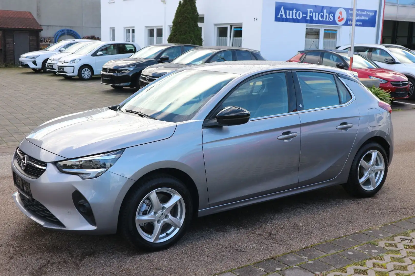 Opel Corsa -e F Elegance Teilleder NAVI LED SHZ ALU Gris - 1