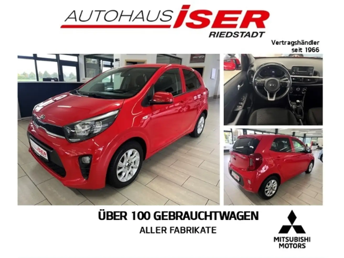 Kia Picanto Dream Team 1.2 Klima SHZ eFH ESP Rot - 1