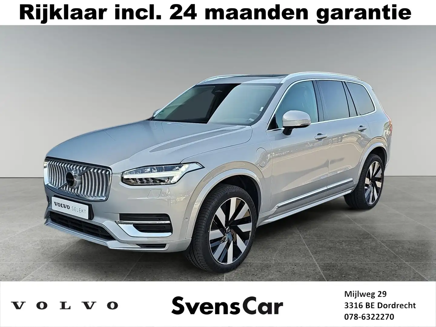 Volvo XC90 2.0 T8 Plug-in hybrid AWD Plus Bright | Panoramada Argent - 1