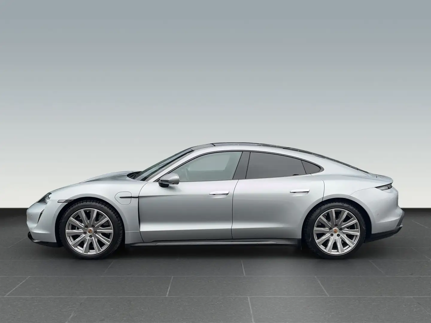 Porsche Taycan Turbo, Panorama Bose, Argent - 2