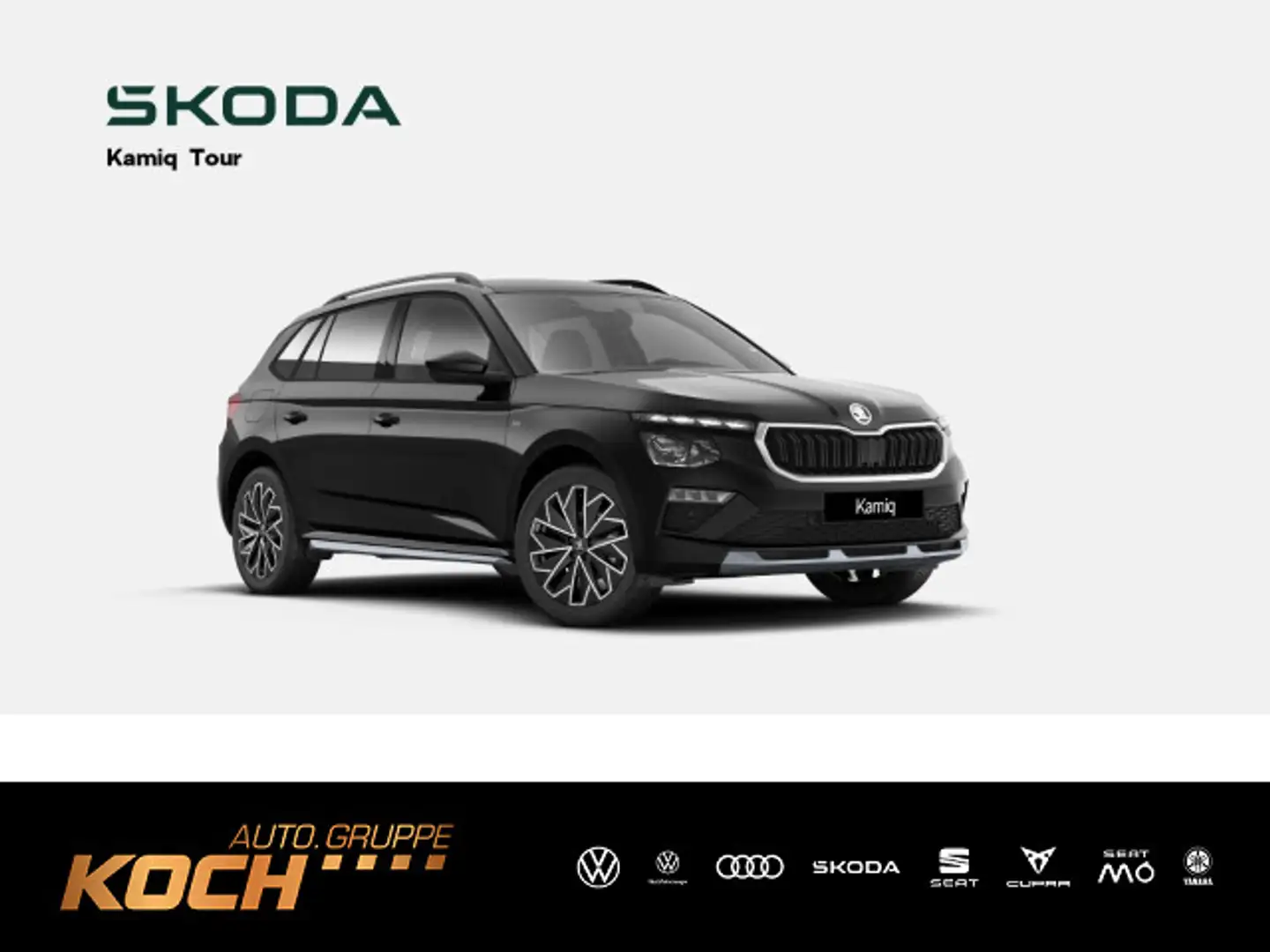 Skoda Kamiq Tour 1.0 TSI*NAVI*ACC*LED*RFK* Zwart - 1
