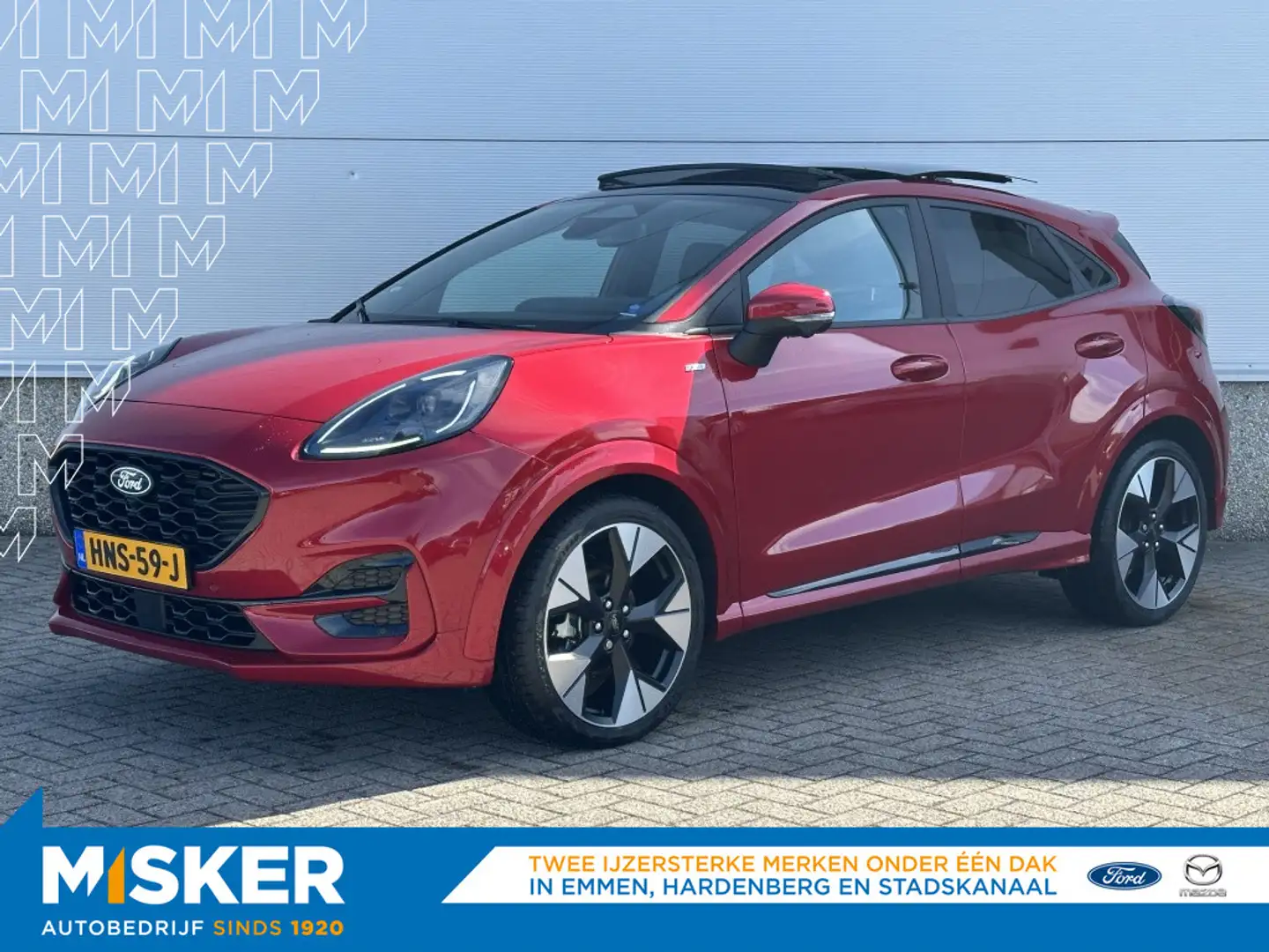 Ford Puma 1.0 EB Hyb ST-Line X 155pk! AUTOMAAT! TREKHAAK! DR Rouge - 1