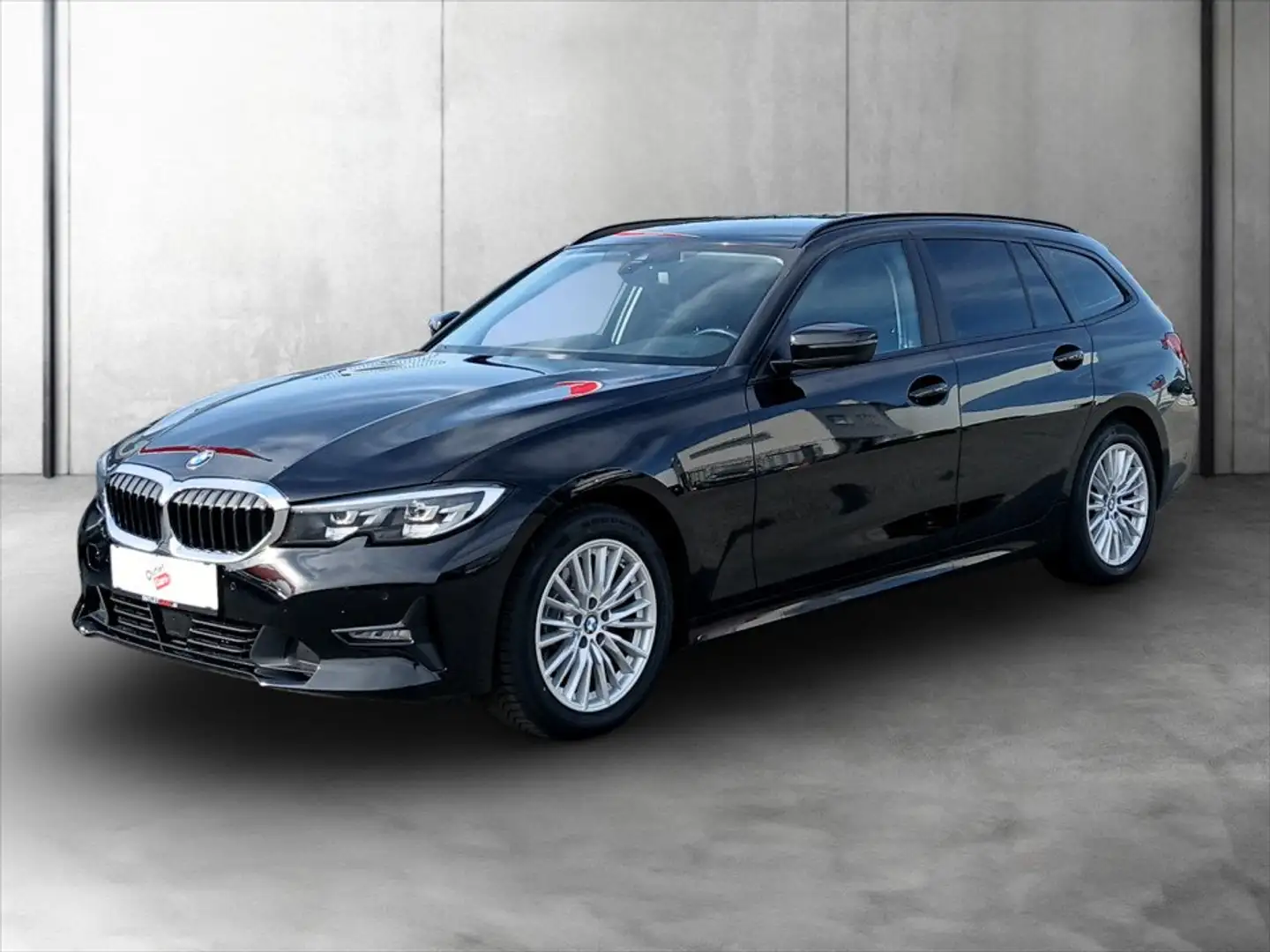 BMW 316 d Touring NAVI+RADAR+Virtual+DynLicht+LM+AUT Schwarz - 2