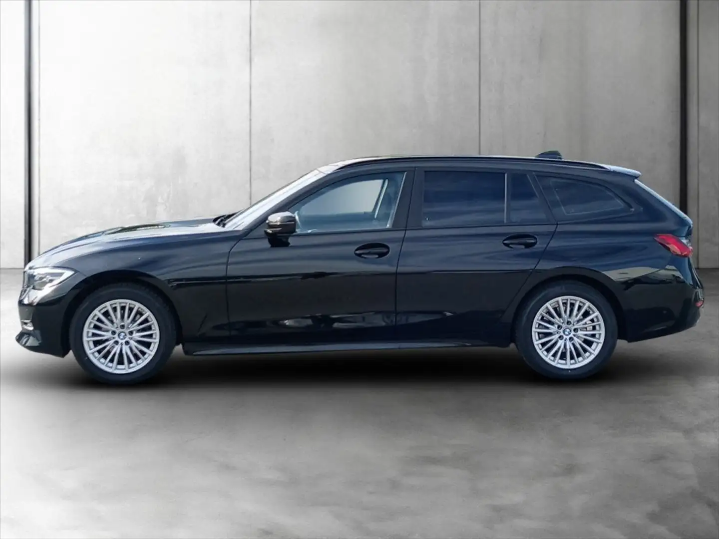 BMW 316 d Touring NAVI+RADAR+Virtual+DynLicht+LM+AUT Schwarz - 2