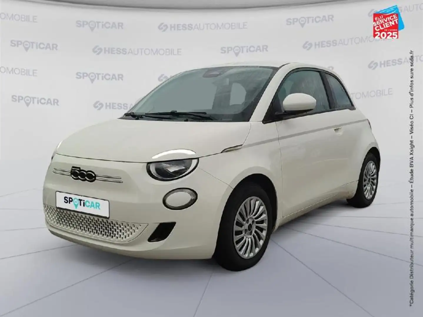 Fiat 500e e 95ch Action Blanc - 1