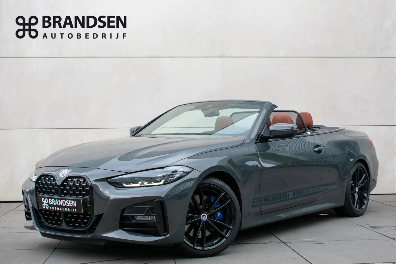 BMW 430 4-serie Cabrio 430i High Executive M-Sport -H&K-19 Gris - 1