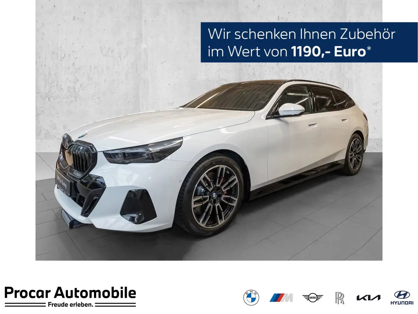 BMW 520 d M Sportpaket Head-Up HK HiFi DAB LED RFK Weiß - 1