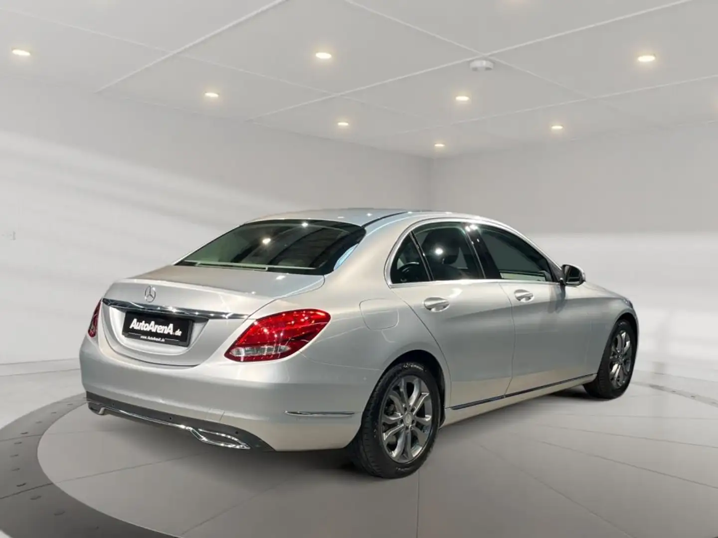 Mercedes-Benz C 180 Avantgarde Avantgarde+Navi+AUT+PTS+SHZ Plateado - 2