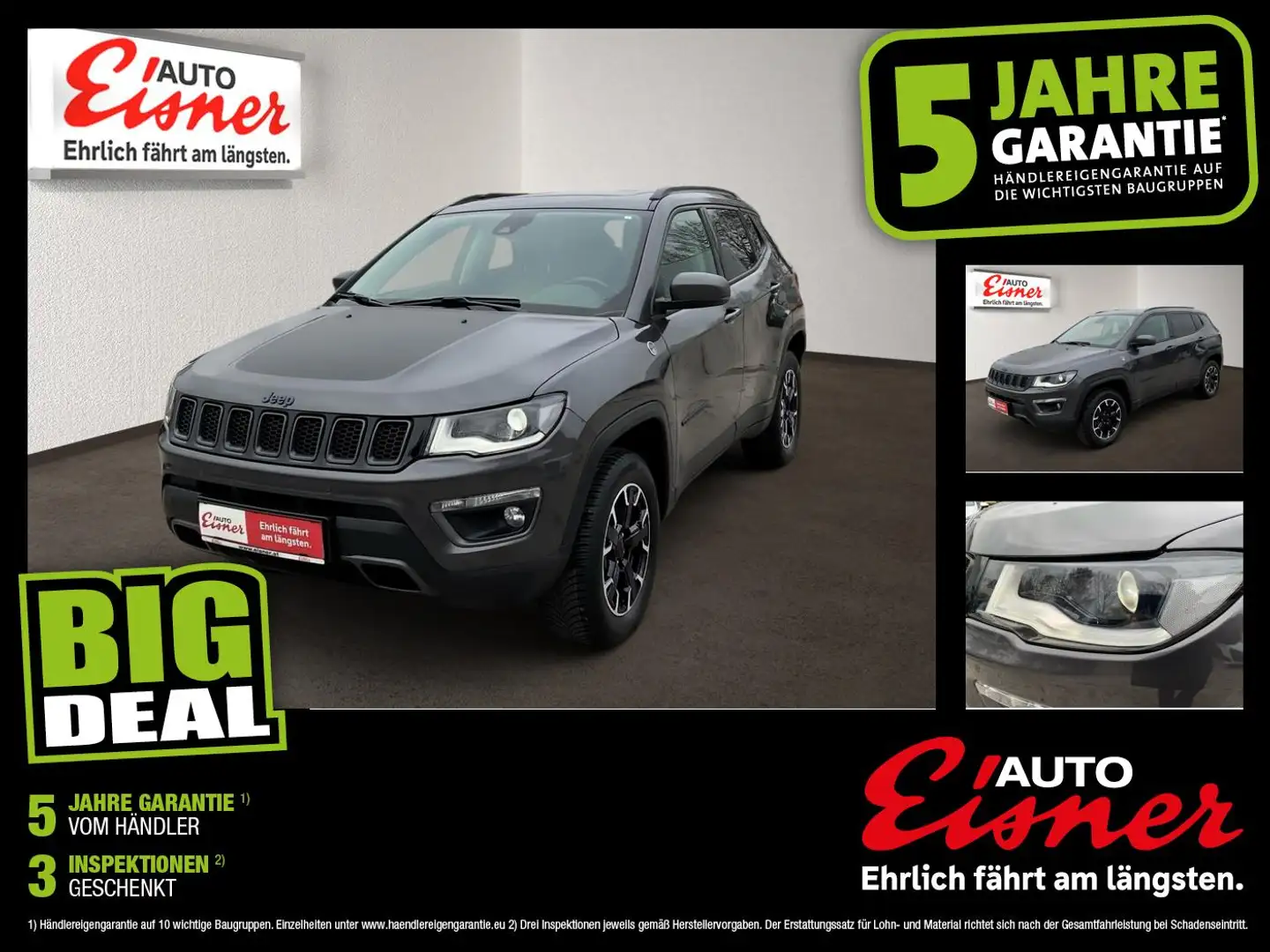 Jeep Compass 1.3 PHEV AT 4XE TRAILH Grau - 1