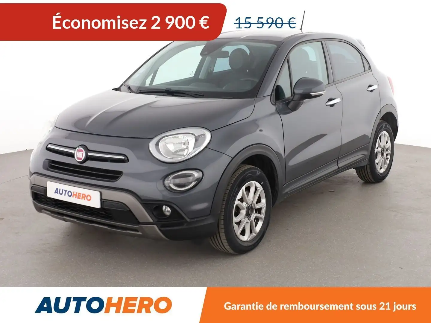 Fiat 500X 1.3 FireFly T T4 City Cross DCT Gris - 1