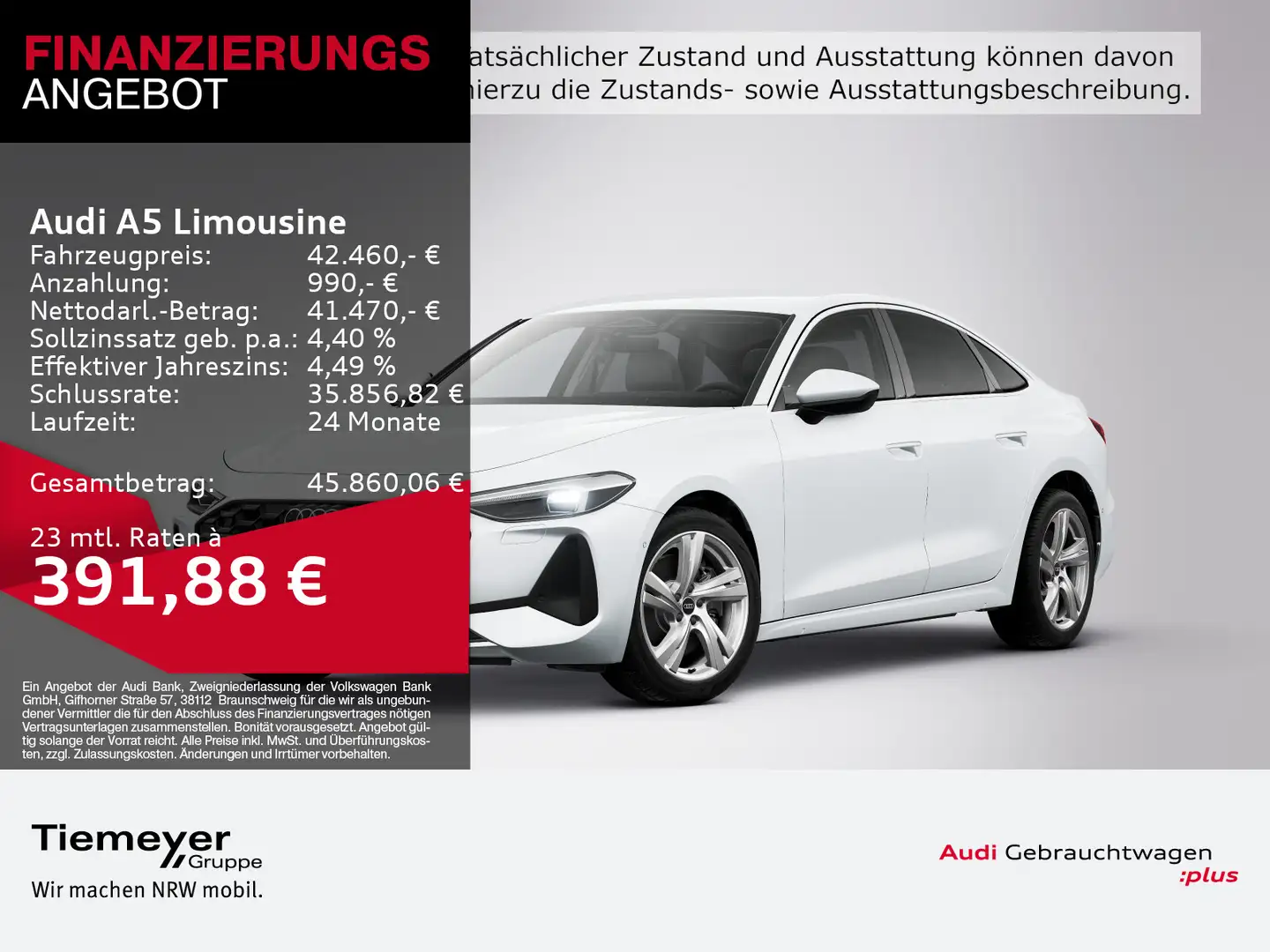 Audi A5 TDI LEDER KAMERA SOUND PRIVACY Weiß - 1