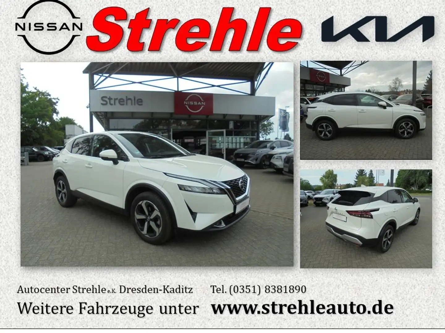 Nissan Qashqai N-Connecta 1.3 DIG-T 140PS 6MT Winterpaket Blanc - 1