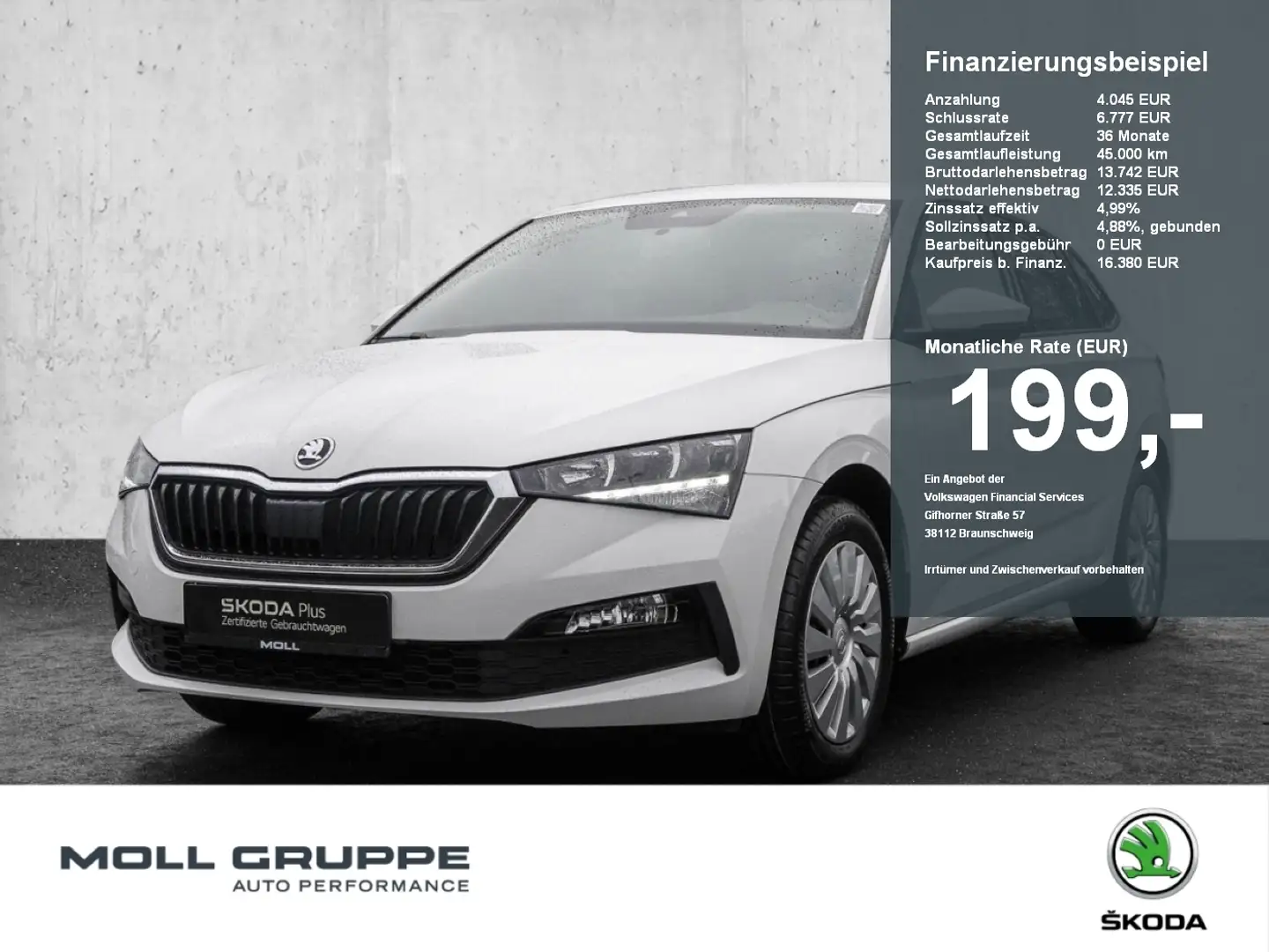 Skoda Scala 1.0 TSI COOL PLUS LED FLA W-PAKET PDC Білий - 1