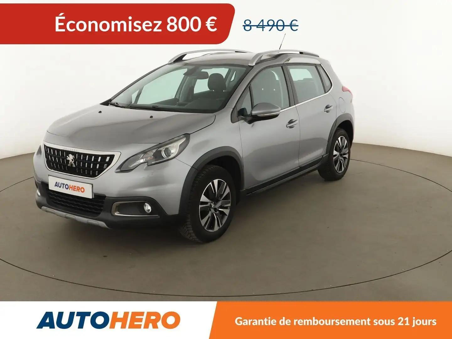 Peugeot 2008 1.2 PureTech Allure Gris - 1