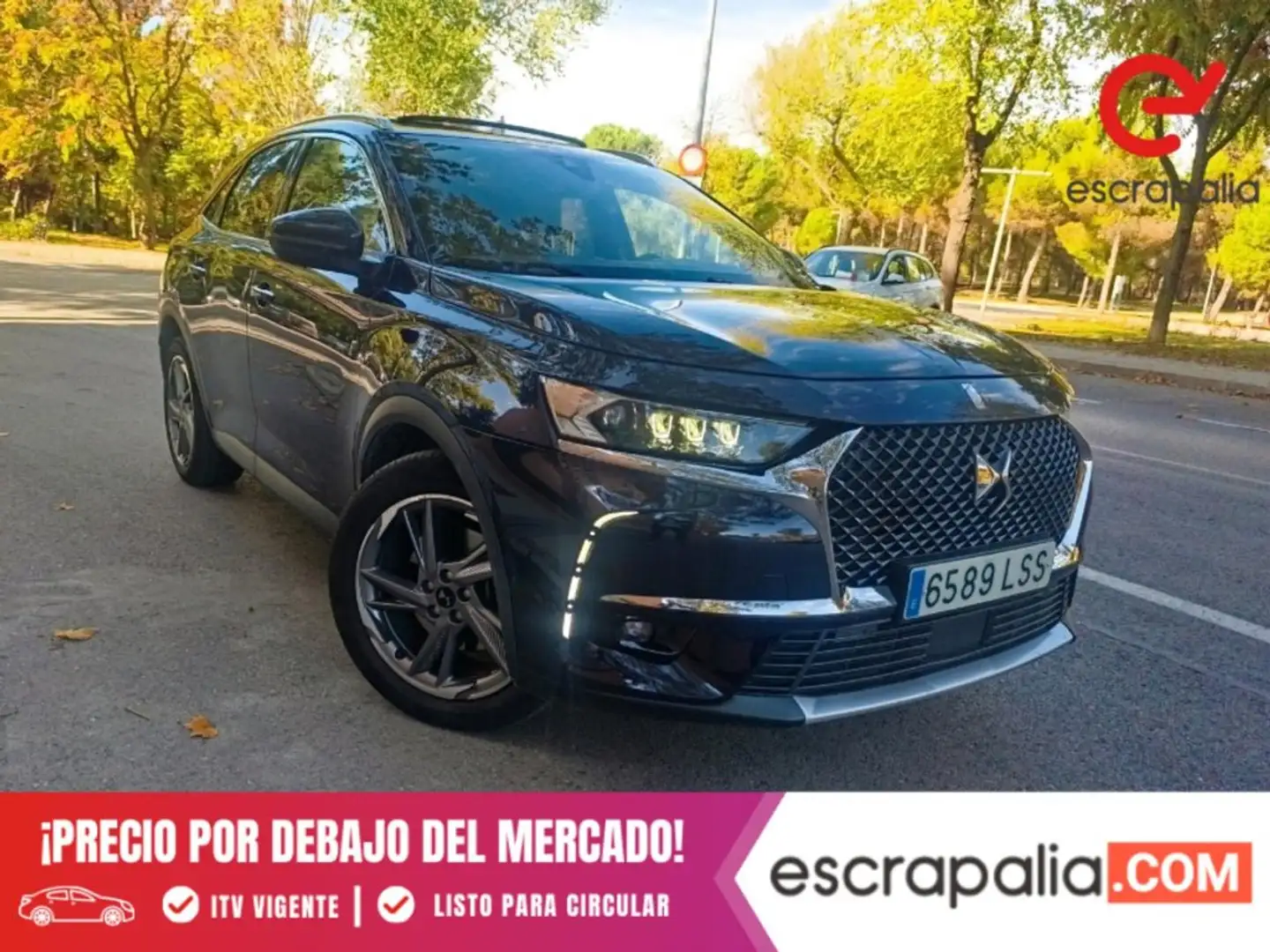 DS Automobiles DS 7 Crossback 1.6 E-Tense 300 Rivoli Auto 4WD Zwart - 1