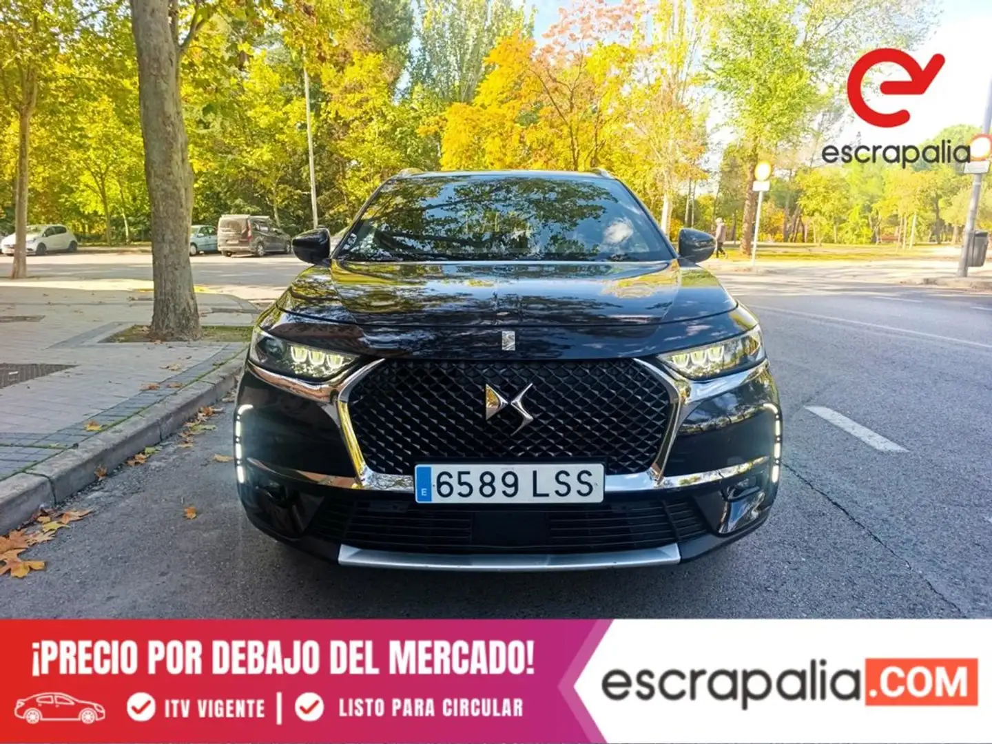 DS Automobiles DS 7 Crossback 1.6 E-Tense 300 Rivoli Auto 4WD Zwart - 2