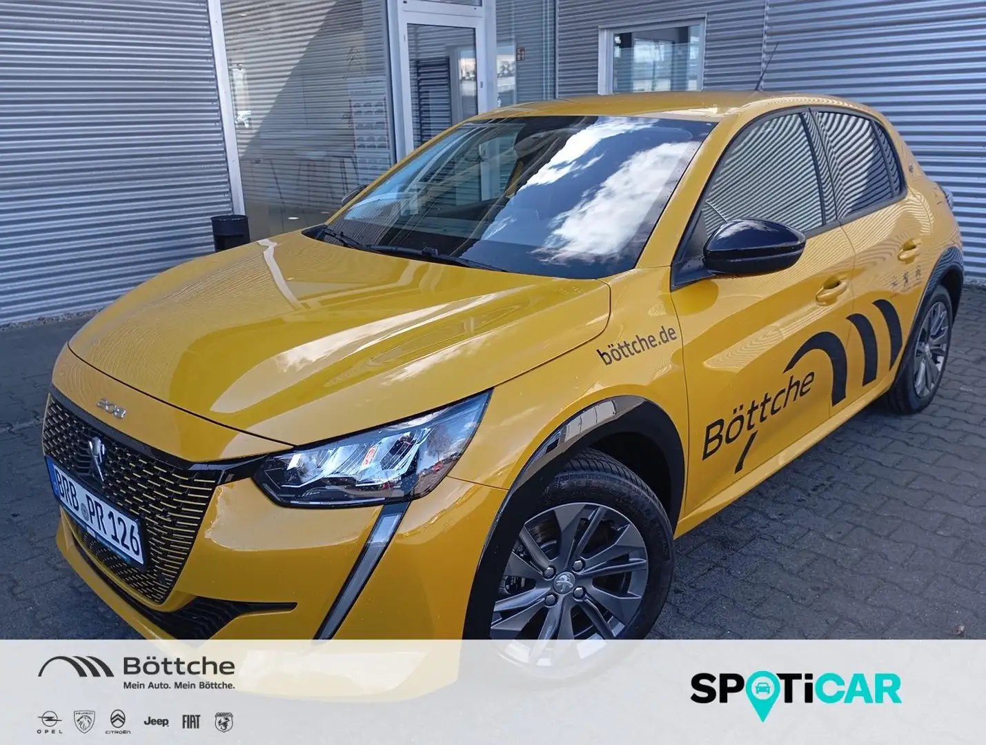Peugeot 208 e-208 Allure //Teilleder/LED/Parkpilot/Sitzheizung Gelb - 1