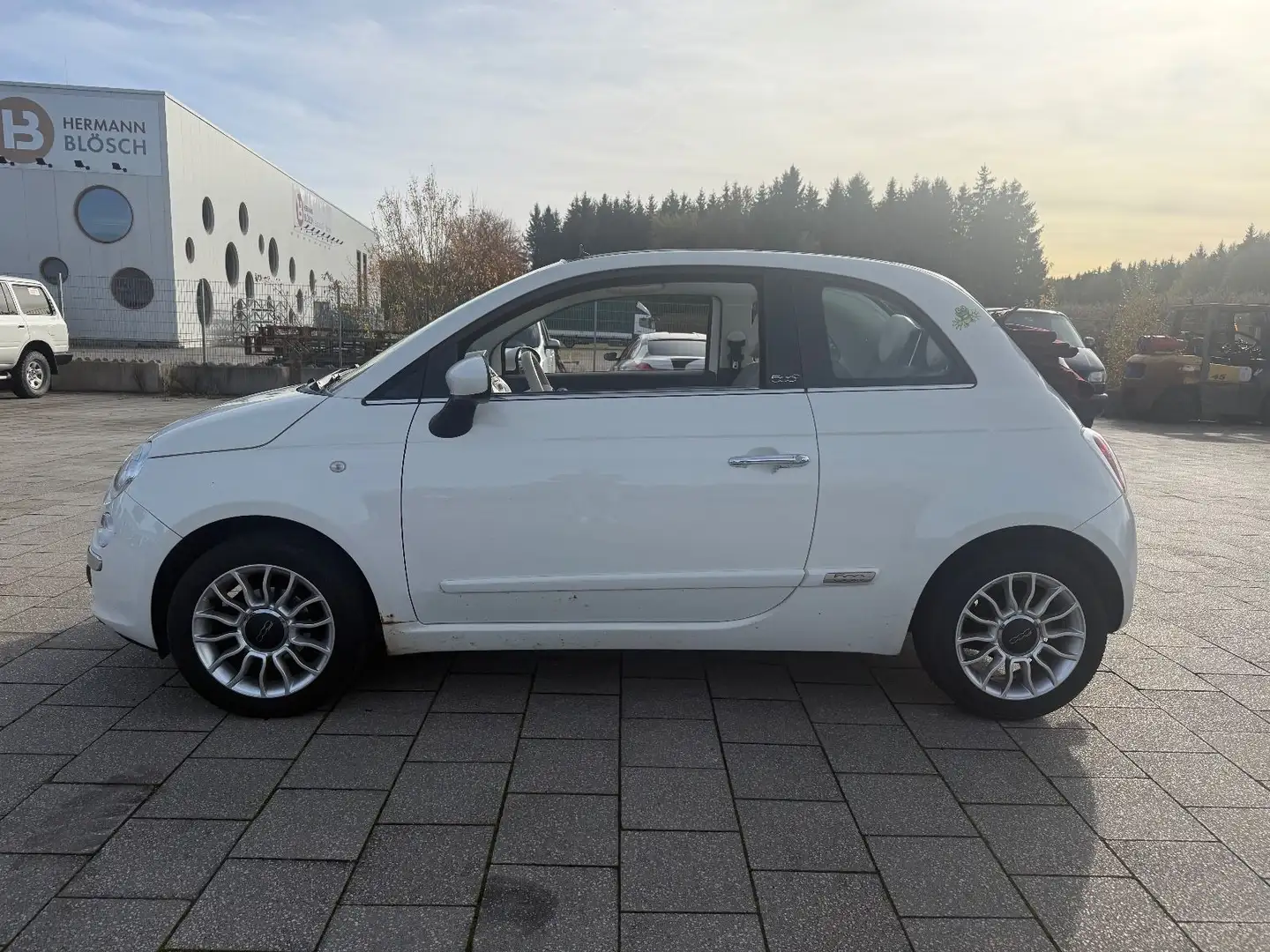 Fiat 500 Weiß - 2