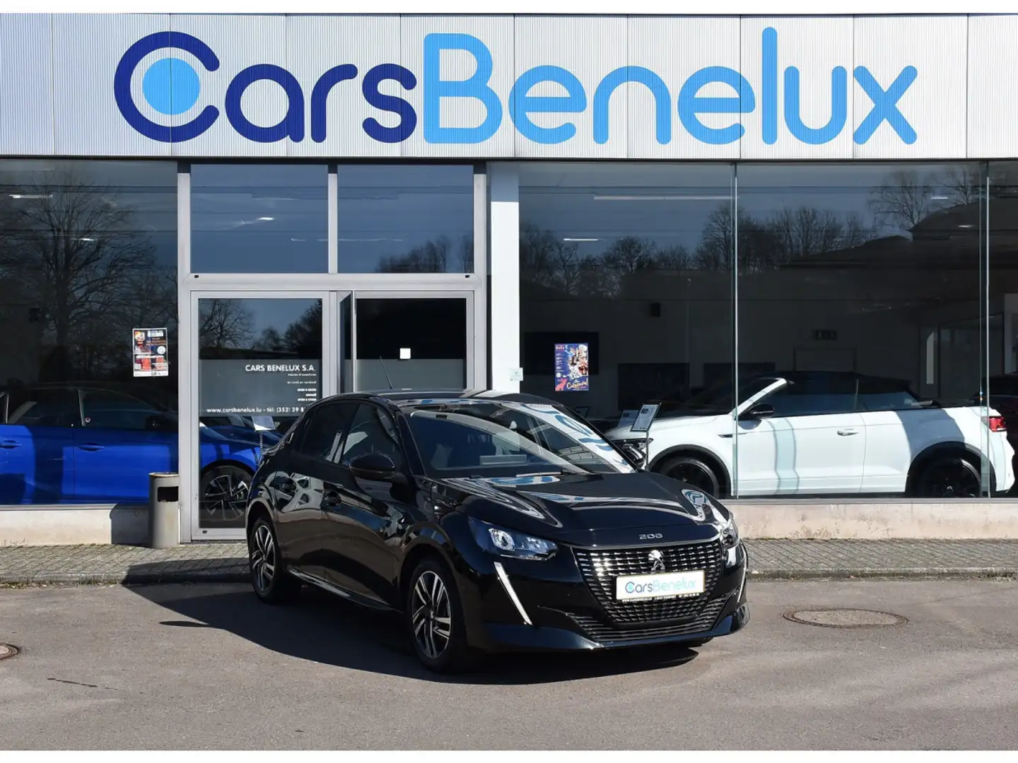 Peugeot 208 1.2 PureTech Allure REGUL GPS LANE 1° MAIN Noir - 1