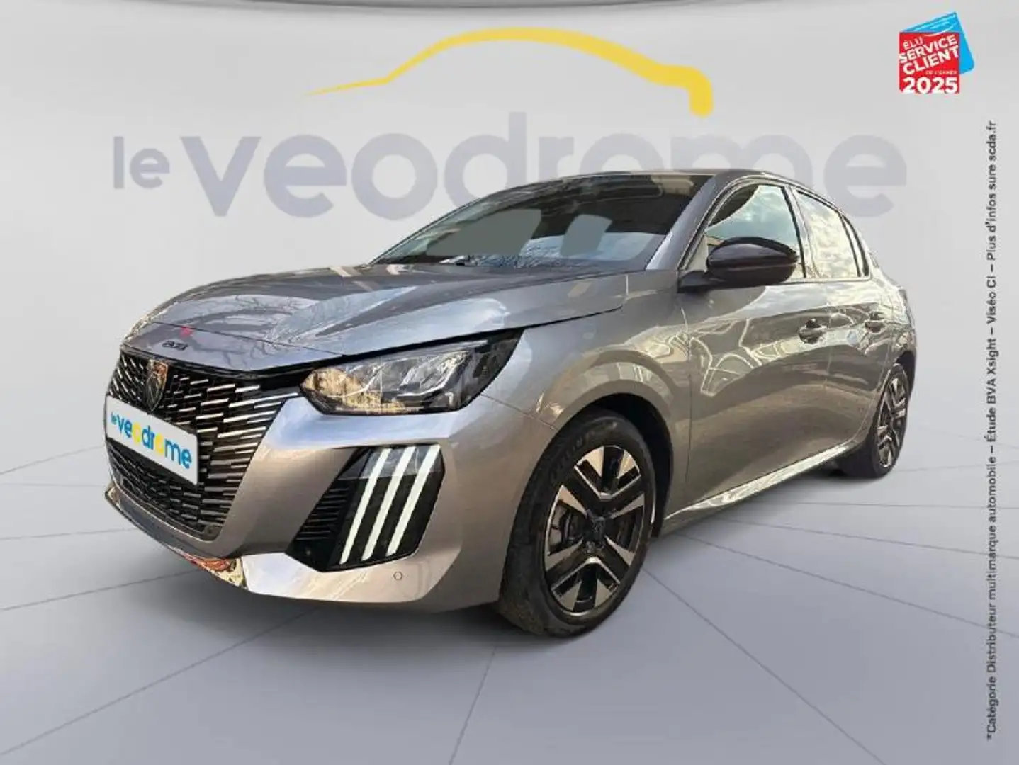 Peugeot 208 1.2 PureTech 100ch S\u0026S Style Gris - 1