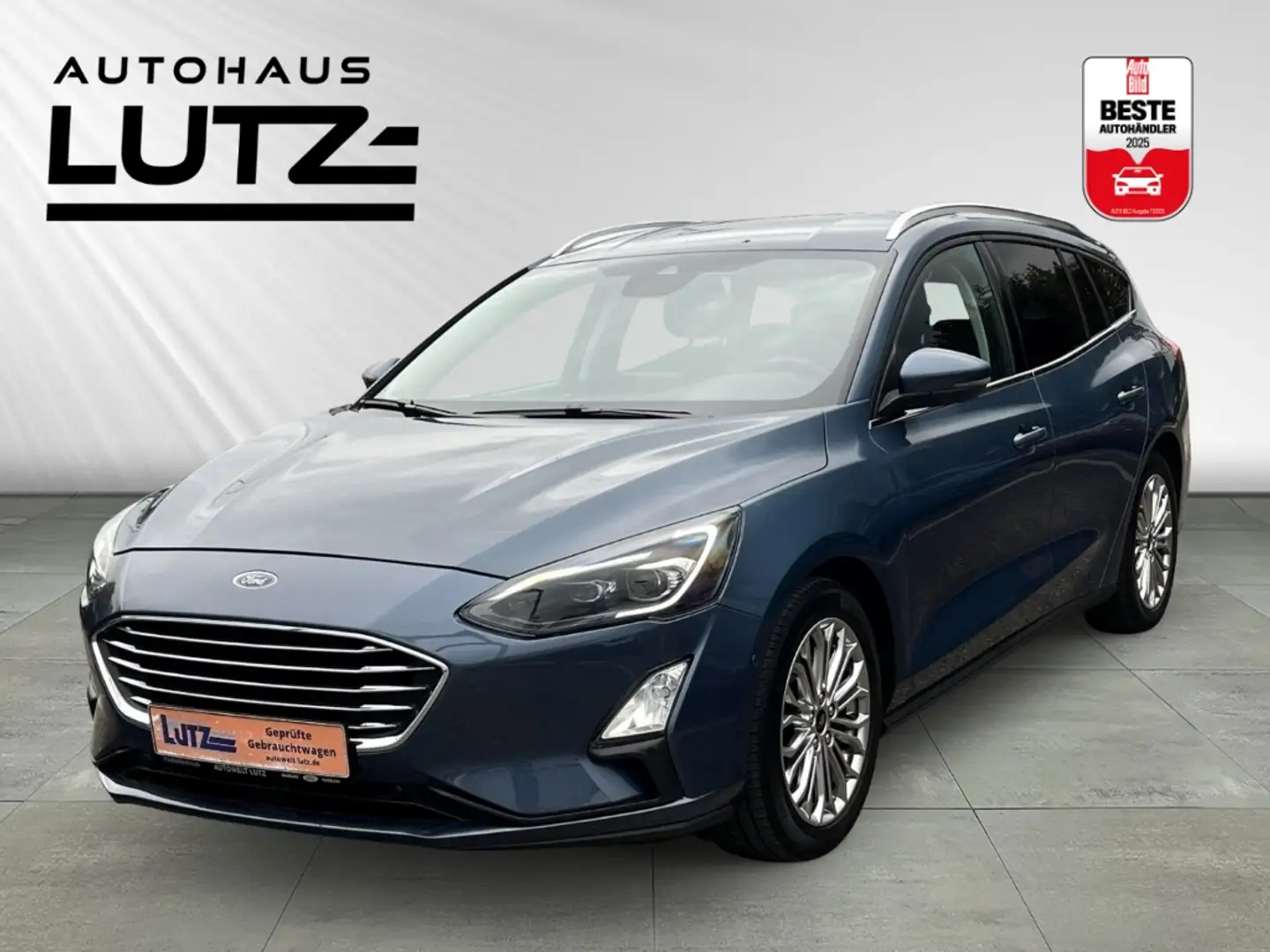 Ford Focus Turnier Titanium AHK ACC Navi LED City Stop Wipa P Blau - 1