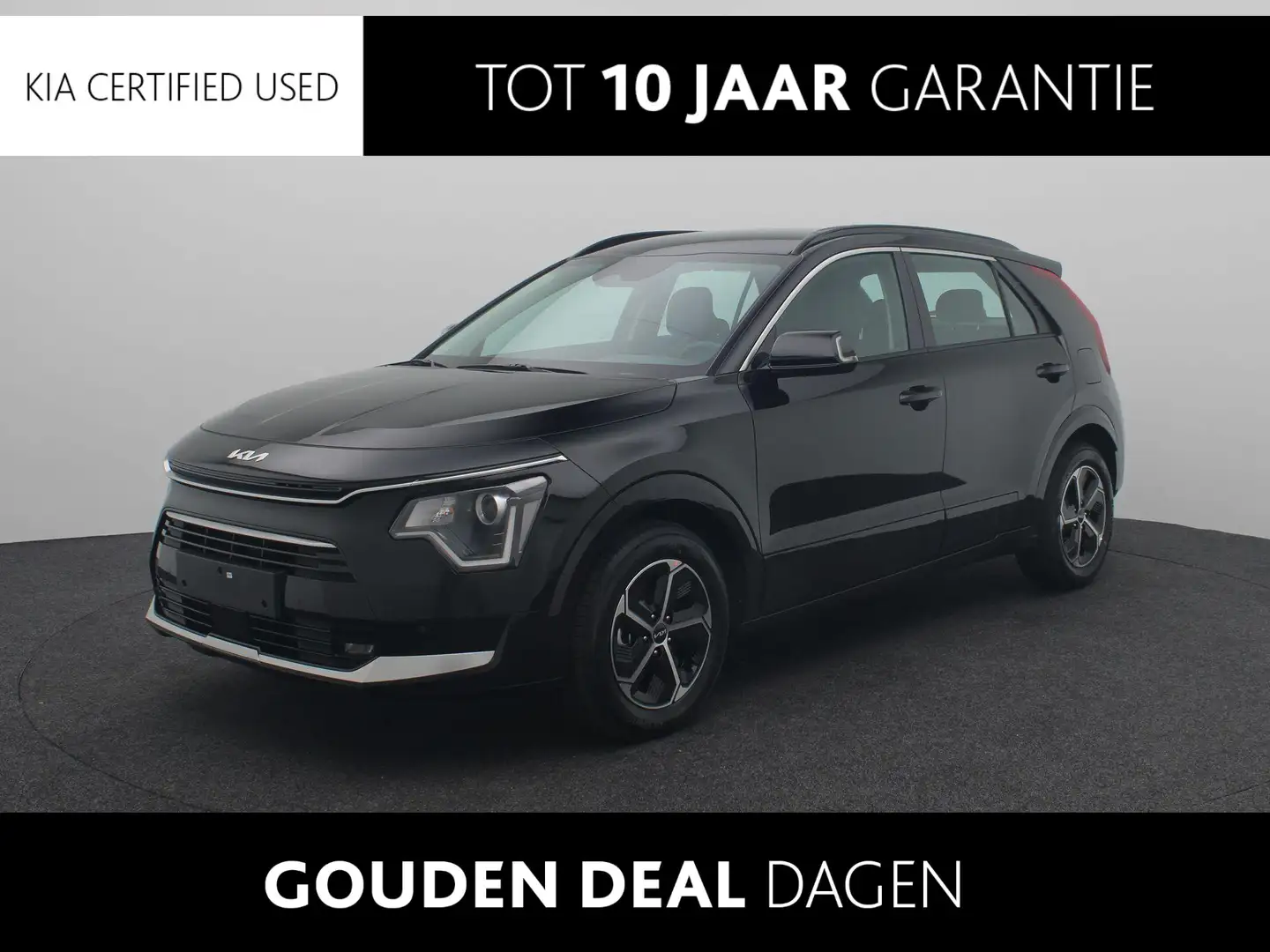 Kia Niro 1.6 GDi Hybrid DynamicLine Keyless | Camera | Adap Zwart - 1