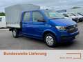 Volkswagen T6 Transporter 6.1 Doka Pritsche LR Klima*NAVI Azul - thumbnail 1