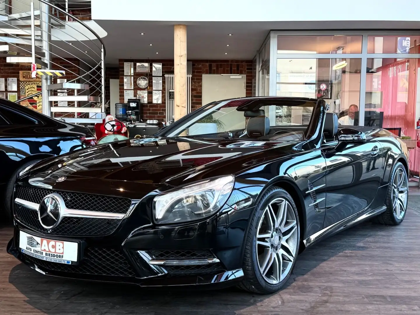 Mercedes-Benz SL 350 AMG-Line Magic Sky Distronic ABC NP~135T€ Noir - 2