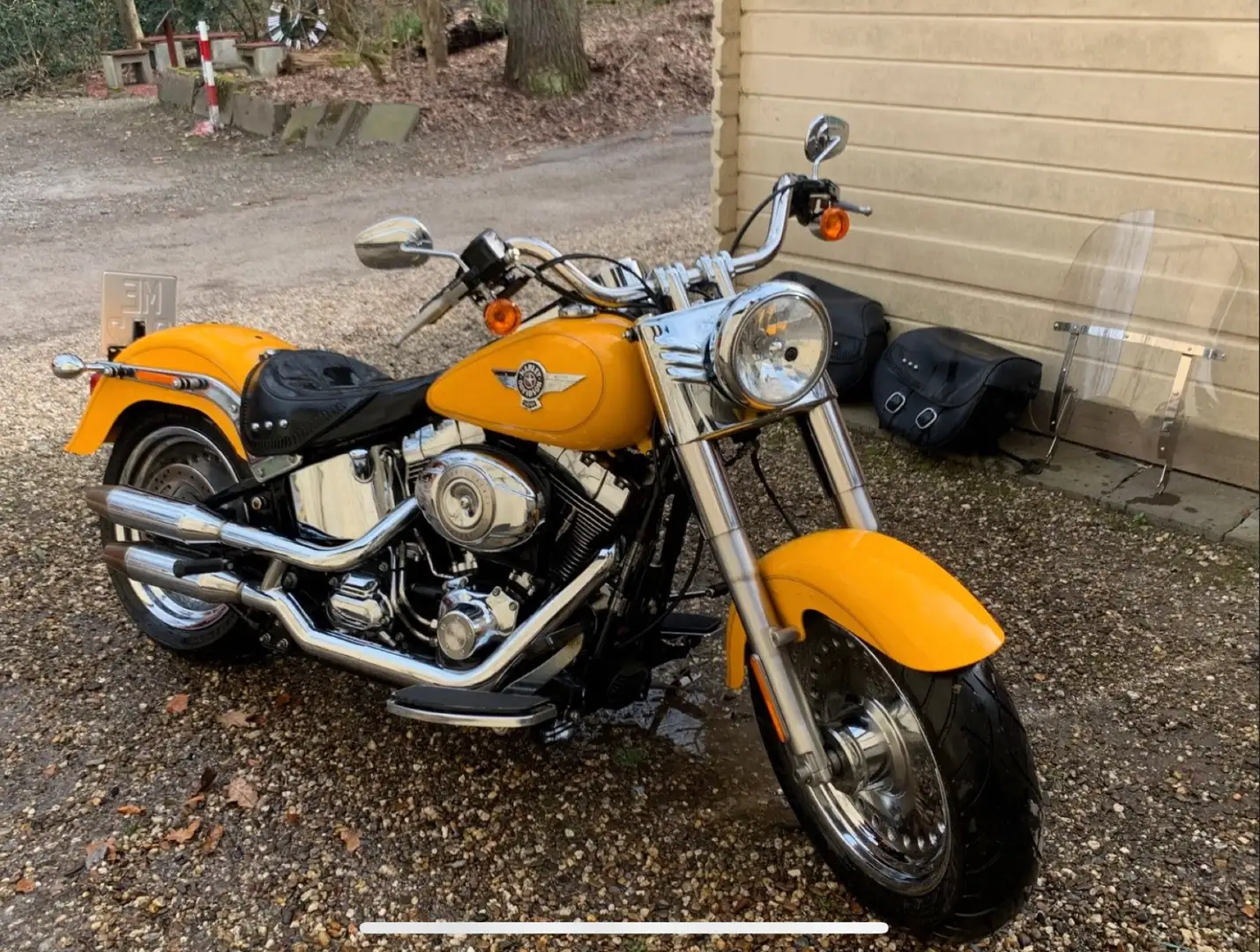 Harley-Davidson Fat Boy Gelb - 1