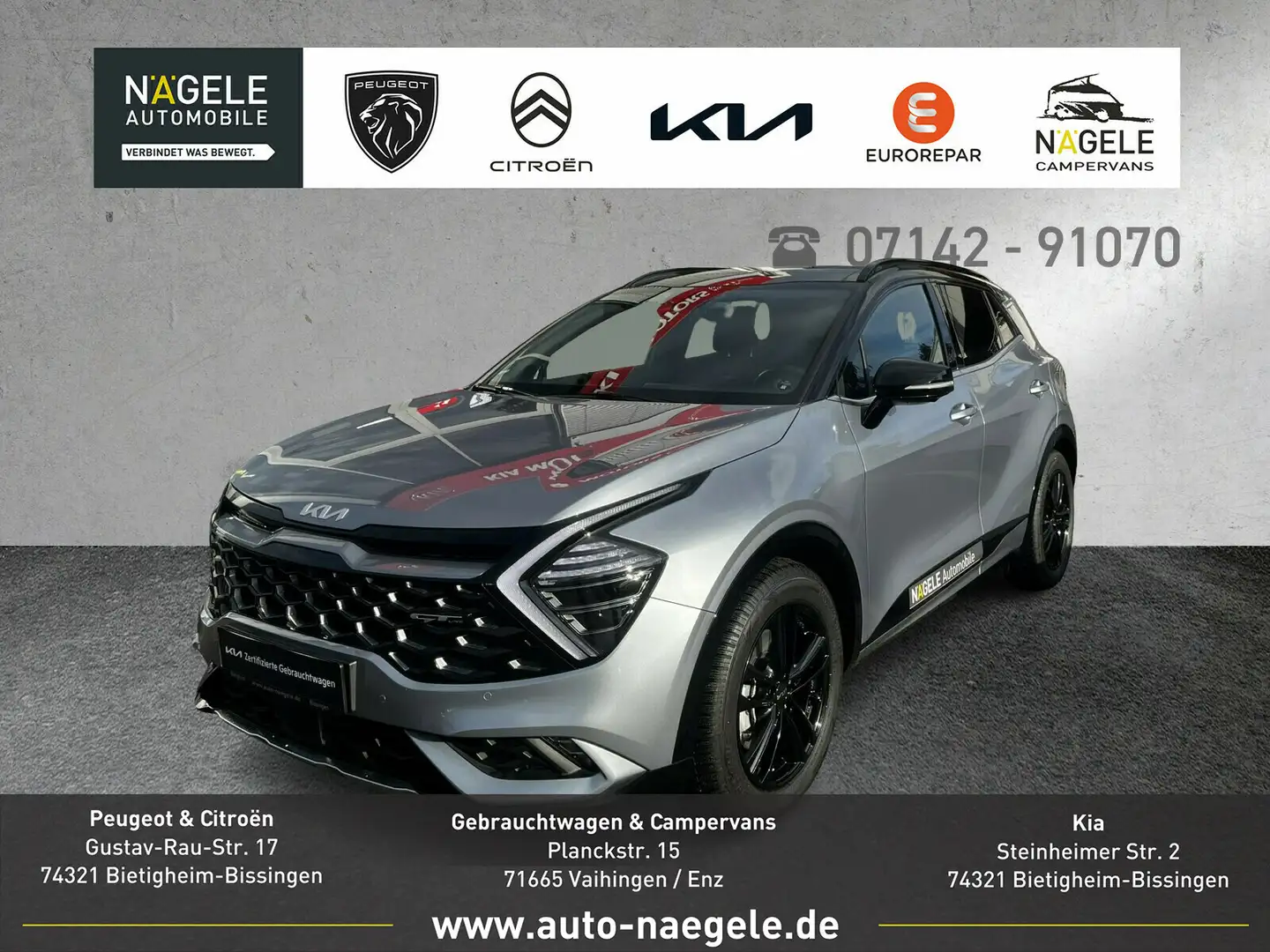 Kia Sportage Sportage 1.6 CRDi Mild Hybrid AWD DCT GT-Line Argento - 1